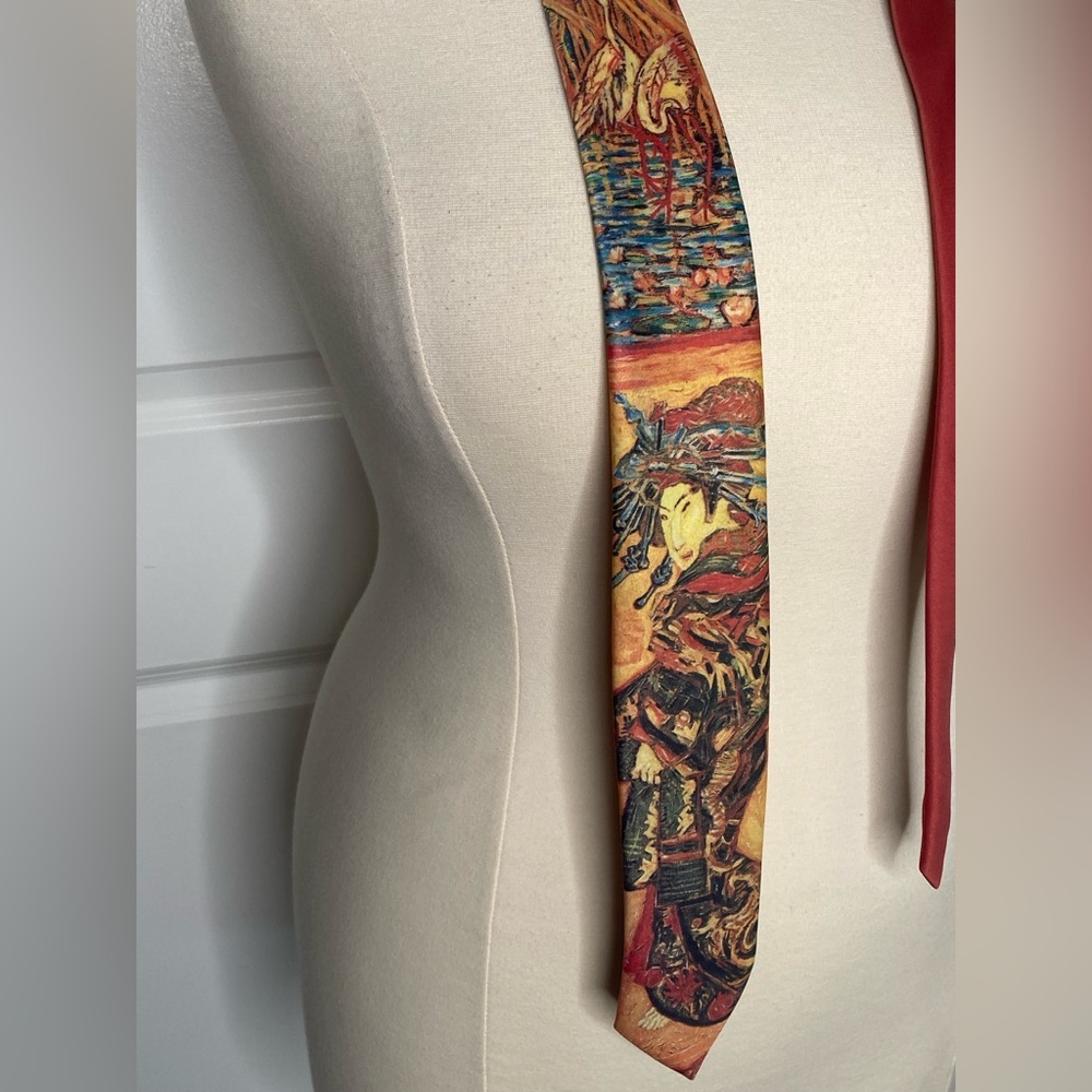 Vintage 1990 Vincent Van Gough Tie - Picture 3 of 6